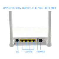 Router -S ONU EPON GPON 1GE+3FE+1TEL ONU Tek Bantlı GM220S 2.4G WIFI ONU