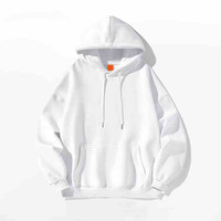 Sweat-shirt à capuche pour garçons, style européen et américain, en molleton, pour l'automne et l'hiver, pull polyvalent pour étudiants, style urbain