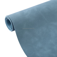 Cuero PU Orgánico Multicolor de 0.6mm, Ecológico, Resistente al Agua, Tela Termocrómica con Acabado de Calor para Accesorios