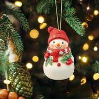 Lot de jouets en peluche bon marché pour Noël : Bonnets de neige, jouets en peluche de dessin animé de 4 pouces, jouets pour machine à griffes, cadeaux pour sacs de fête pour enfants