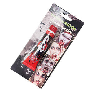 Faux sang de <span class=keywords><strong>zombie</strong></span> vampire effrayant pour Halloween maquillage de fête Faux tube de sang <span class=keywords><strong>facile</strong></span> à nettoyer OEM ODM de <span class=keywords><strong>zombie</strong></span> - Product Image 6