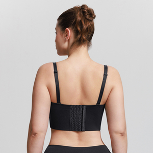 <span class=keywords><strong>Reggiseno</strong></span> <span class=keywords><strong>Senza</strong></span> Spalline Hexin con Ferretto e Mezza Coppa, Chiusura a Sette Ganci, Traspirante, Confortevole, Supporto Forte, per Uso Quotidiano - Product Image 6