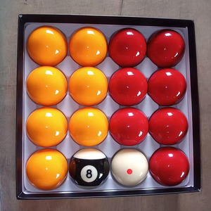 Bolas de <span class=keywords><strong>Billar</strong></span> Deportivas Azules y Amarillas de Resina Fenólica de 2 Pulgadas, Juego de <span class=keywords><strong>Billar</strong></span> y Snooker Profesional para Torneos, Calidad de Torneo, Personalizable - Product Image 1