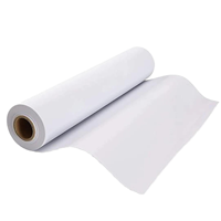Rouleau de papier blanc biodégradable personnalisé pour CAO (80g/m²) – Lisse et délicat pour les usines de confection