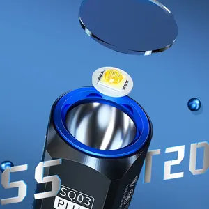 Linterna LED EDC Recargable con Batería de 5000mAh 21700, Carga USB Tipo-C, Base Magnética y Luz Lateral COB - Product Image 5