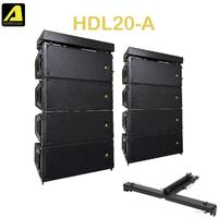 Système audio professionnel ACTPRO AUDIO, enceintes de scène à double haut-parleur de 10 pouces, 2 voies, Line Array Hdl 20-a, équipement sonore pour événements