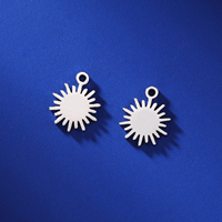 Mini-breloques soleil en acier inoxydable, pendentifs mignons et minuscules pour la fabrication de bijoux DIY (colliers, bracelets, boucles d'oreilles) - Vente en gros