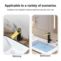 Robinet d'eau chaude instantanée Briwellna 3,2 kW, robinet chauffant électrique avec bec de 120 degrés, à un seul trou, en plastique, pour cuisine et salle de bain
