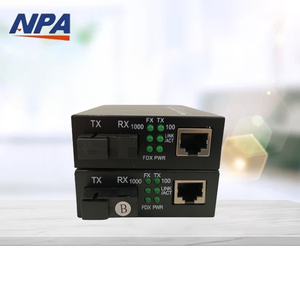 Fuente de alimentación externa Gigabit Equipo de fibra óptica Transceptor óptico de datos Convertidor de medios de fibra de 10M/100M - Product Image 4