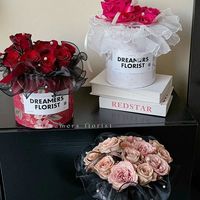 Vente en gros boîte d'emballage personnalisée boîte de fleurs boîte-cadeau impression de logo emballage de tube en papier