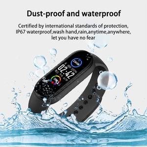 2023 M6 Smart y atatch nalog atatch racracelet itristband ititness itracker lood looresure eeart ate p onitor ateraterproof - Product Image 4