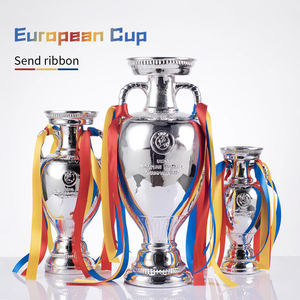 2025 Espagne Championnat d'Europe 1:1 Échelle Modèle Football Fan Décoration & Arrangement Souvenirs Henri Delaunay Trophée - Product Image 2