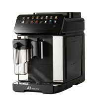 Machine à café automatique Anbolife avec fonction de pré-infusion, écran tactile, réservoir à lait intégré, moulin à café conique intégré, WIFI