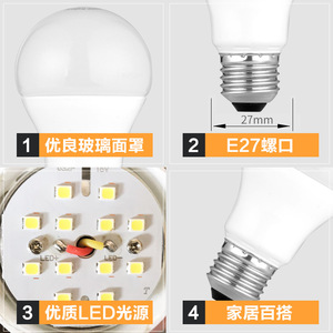 Bombillas LED FSL E14 E27 con Base de Rosca, Ahorro de Energía, Iluminación para el Hogar, Serie Cristal - Product Image 3