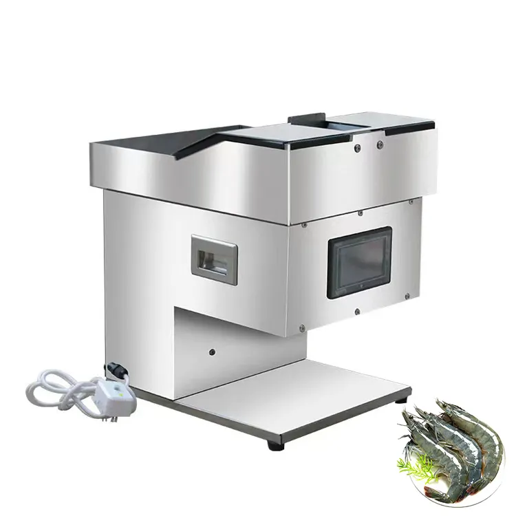 Desktop Small Household Prawn Open Stainless Steel Removing Based Line Cutting Shrimp Back Filleting Machine For Sale