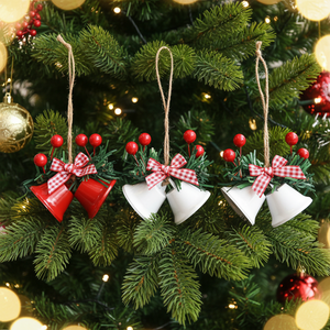 Decorazione Natalizia a Forma di Fiocco di Neve a Cinque Punte Fatta a Mano di Alta Qualità con Accessori a Forma di Bacca Impermeabile - Product Image 1