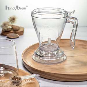 Cafetera compacta mágica personalizada OEM para hojas sueltas con posavasos, perfecta para infusión, tetera, preparador de té - Product Image 2