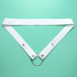고탄성 바디 밴드 로프 하네스 남성용 정조대 정조 케이지 보조 스트랩 - Product Image 3