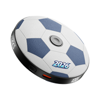 Batterie externe portable en forme de ballon de football 5000mAh/10000mAh, chargeur de téléphone portable compatible avec iPhone Samsung Android