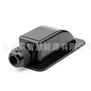 Boîtier de jonction solaire noir à un seul trou 60x111mm étanche pour connexion de panneaux solaires - Product Image 2
