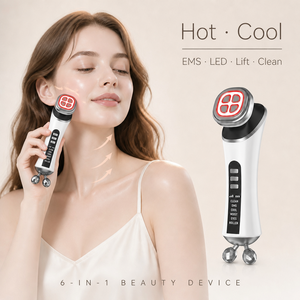 เครื่องนวด<span class=keywords><strong>หน้า</strong></span>มัลติฟังก์ชั่น แสงสีบำบัด กระชับ<span class=keywords><strong>ผิว</strong></span><span class=keywords><strong>หน้า</strong></span> ลดริ้วรอย ยกกระชับใบ<span class=keywords><strong>หน้า</strong></span> พร้อมระบบสั่นสะเทือนและไมโครเคอร์เรนท์ - Product Image 1