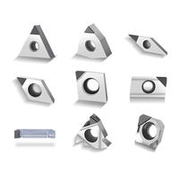 PCD Diamond Triangle Square Turning Inserts CCGT DCGT VCGT VBGT TCGT TBGT TPGH SCGT High Gloss Mirror Finishing CNC Lathe OEM