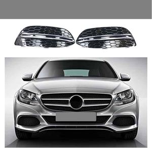 Piezas de coche BBmart, rejilla de parachoques delantero, cubierta de lámpara antiniebla LED, embellecedor cromado izquierdo OE2058851123 para <span class=keywords><strong>Mercedes</strong></span> Benz <span class=keywords><strong>C180</strong></span> C200 C350 C400 - Product Image 4