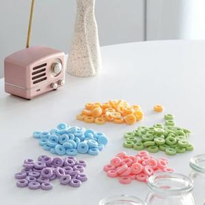 Soy Wax Fruit Loops Cereal <strong>Candles</strong> Cute <strong>Fun</strong> Scented Budding Glass Jar <strong>Candle</strong> for Dessert Lovers - Product Image 4