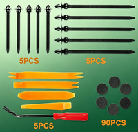 Kit de 925 clips de fixation pour carrosserie automobile, rivets universels en nylon pour panneaux de porte, garde-boue et pare-éclaboussures