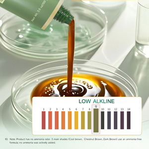 Tinte Capilar Semipermanente Sin Amoníaco, Champú de Cobertura Rápida para Canas, Halal, Crema de Tratamiento Rápido en 5 Minutos, Fácil de Usar - Product Image 3