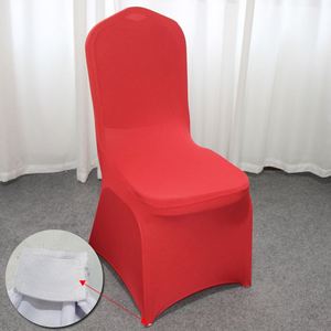Fundas Elásticas de Spandex para Sillas de Boda, de Alta Calidad, para Banquetes y Hoteles, de Poliéster Liso Teñido, Tamaño Universal - Product Image 4