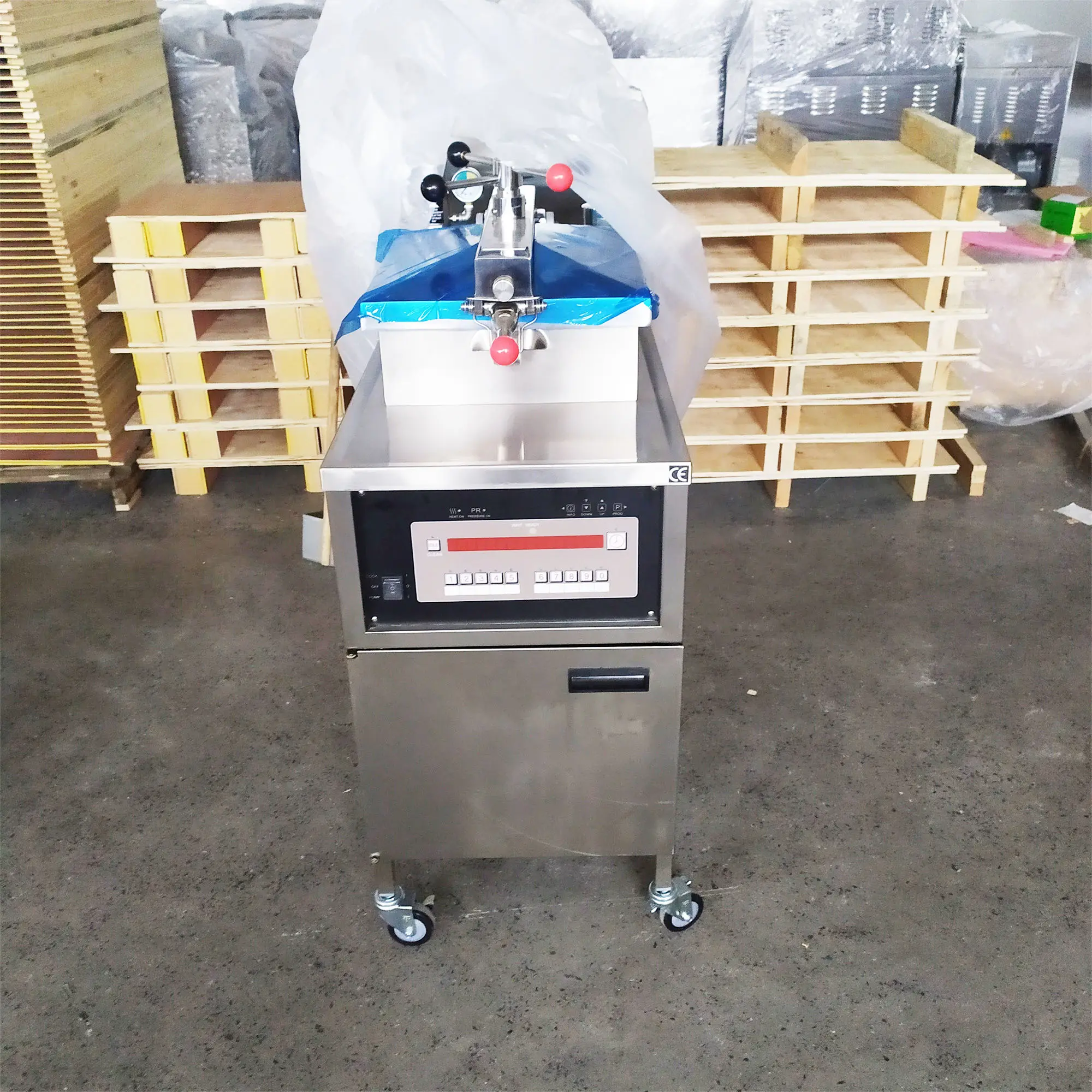 Fried Chicken Frying Machine MDXZ-16B Cnix Small Counter Top Table Top Oil Fried Kfc Chicken Pressure Fryer Deep Frying Machine