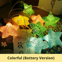 Lampe Conque LED, Guirlande Lumineuse Colorée Clignotante, Idéale pour Instagram, Scène Ciel Étoilé, Lumière d'Ambiance