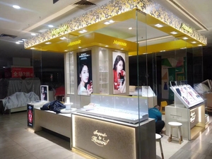 <span class=keywords><strong>Vitrina</strong></span> <span class=keywords><strong>de</strong></span> cosméticos <span class=keywords><strong>de</strong></span> fabricación china con diseño <span class=keywords><strong>de</strong></span> luz LED, exhibición <span class=keywords><strong>de</strong></span> joyería personalizada, maquillaje <span class=keywords><strong>de</strong></span> <span class=keywords><strong>vidrio</strong></span> <span class=keywords><strong>de</strong></span> alta calidad - Product Image 2