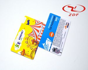 MiF kustom Chip EV1 ultra ringan tiket Bus PVC PET NFC RFID tahan air aksesori kontrol akses pabrik harga kompetitif