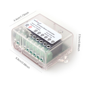 12-36V DC động cơ điều khiển từ xa chuyển đổi cho có thể thu vào Rèm Cửa điện Push Rod tuyến tính thiết bị truyền động về phía trước đảo ngược Receiver - Product Image 4