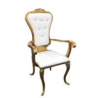 Silla de acero inoxidable al por mayor para salón de bodas, fabricante OEM