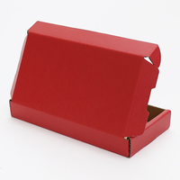 Customized Recycled Matte Black Printing Corrugated Cardboard Carton Mailer Shipping Mail Box