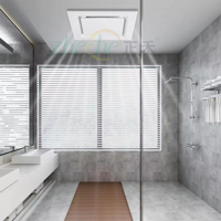 Ventilateur extracteur de plafond électrique industriel pour toilettes et salles de bain avec moteur 100% cuivre, volume d'air élevé, OEM