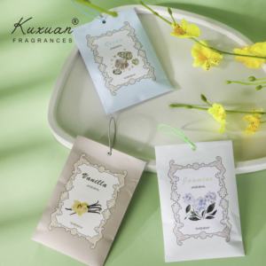 Nouvelle arrivée de perles parfumées tissées 8g Sac de sachets parfumés parfumés pour assainisseur d'air de voiture personnalisé - Product Image 1
