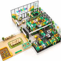 Centre d'activités intérieur commercial : Piscine à balles, trampoline, structure d'escalade, espace sensoriel, personnalisable sur le thème Princesse