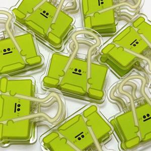 Colorful Cartoon Acrylic Eyes Long Tail Clips, Office Stationery PP File Clamps for Documents, <b>Scrapbooking</b> & Books - Product Image 2