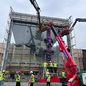 Elevador de grúa de succión de vidrio al vacío eléctrico Cowest, componente de núcleo de bomba de fácil operación para cargar Pared de cortina de vidrio - Product Image 5