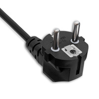 Câble d'alimentation Schuko IEC C13 à prise Euro de longueur personnalisée, 16A, pour PC, moniteur, Epson, imprimante HP, TV, extérieur