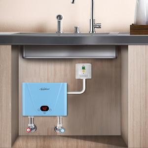 Toilettes et éviers salle de bain douche sans réservoir électrique en fonte d'aluminium chauffage 220V 3500W Portable douche à eau chaude - Product Image 3