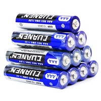 Piles sèches au carbone-zinc Cuanen 1,5 V R03 Um-4 AAA, piles sèches longue durée
