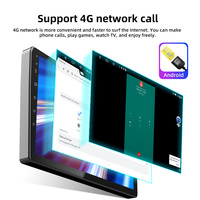 6125 Android 9 "10" prise en charge de l'autoradio 4G 8 cœurs Radio IC 7708 HDMI RDS AM BT DSP GPS Navigation de voiture DVD personnalisable 4 + 64