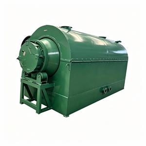 Four de carbonisation rotatif continu pour la fabrication de charbon de bois 40kW 380V en acier au carbone haute automatisation scellé - Product Image 4
