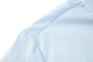 Camisa Feminina Azul XWD6036 60% Algodão Manga Curta com Bordado Camisas para Escritório Camisa de Negócios - Product Image 4