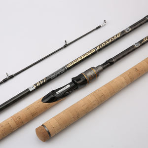 XH Lei Qiang Gan Lu Ya Canne à pêche en Fiber <span class=keywords><strong>de</strong></span> carbone lourde avec poignée en liège pour crevettes d'eau douce salée vivaneau carpe ruisseaux - Product Image 3